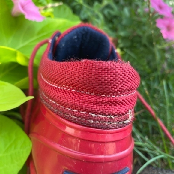 Tommy Hilfiger Red Cute Short Wellies - Picture 12 of 14